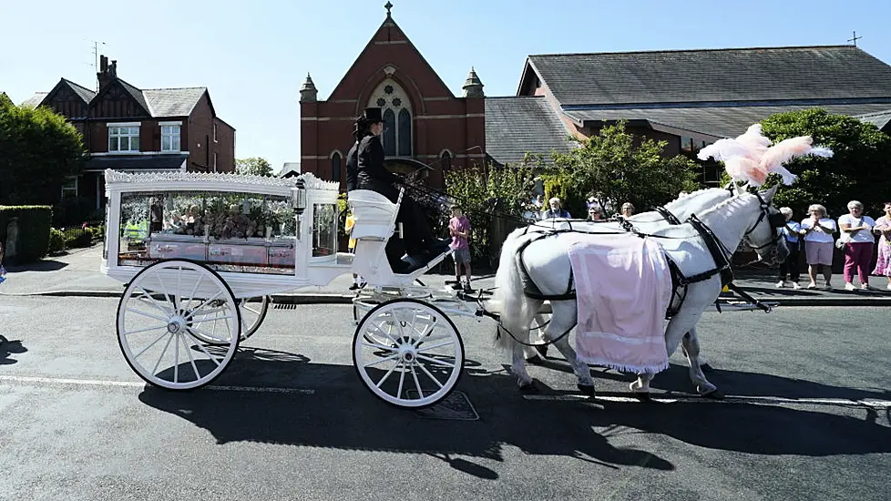 Mourners Gather For Funeral Of Southport Victim Alice Da Silva Aguiar