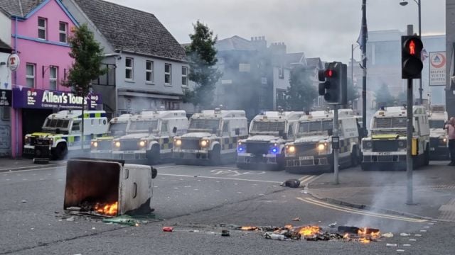 Man Charged With Rioting Offences At Belfast Court