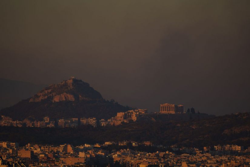 Crews Battle Scattered Fires In Athens Suburbs, Helped By Calmer Winds