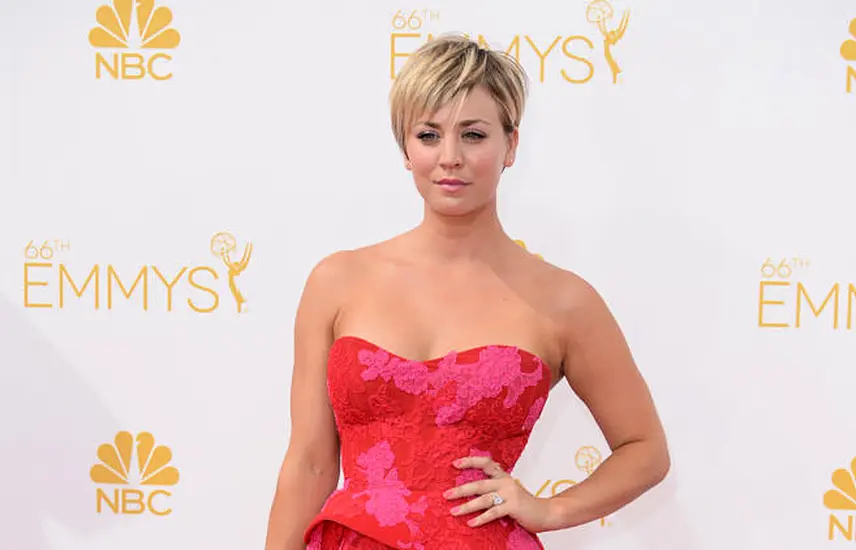 Kaley Cuoco Appears To Announce Engagement To Tom Pelphrey By Flashing Ring