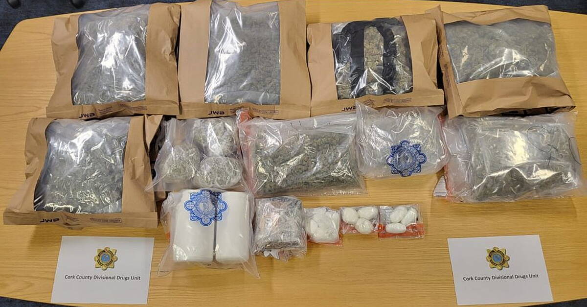 Three people arrested after drugs seizure in Cork