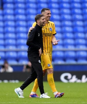 Fabian Hurzeler Celebrates Premier League Bow With Win For Brighton At Everton