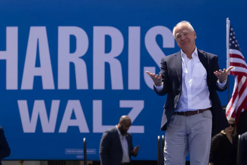 Kamala Harris And Tim Walz Hold Campaign Rally In Wisconsin