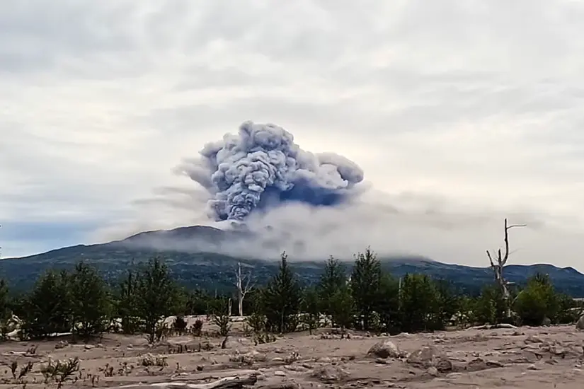 Volcano Erupts After Powerful Earthquake In Russia’s Far East