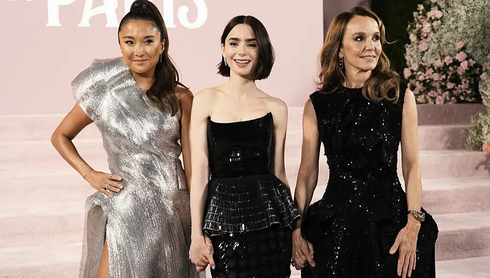 Lily Collins, Ashley Park And Co-Stars Channel Understated French Chic At The Emily In Paris Premiere