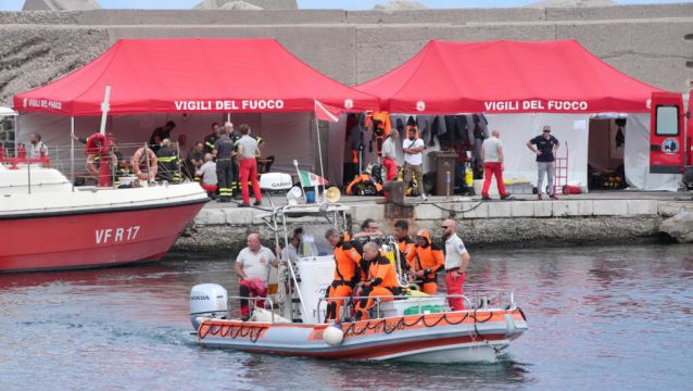 Two Bodies Found On Sunken Luxury Yacht Off Coast Of Sicily