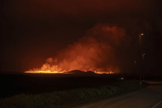 Icelandic Volcano Erupts For Sixth Time Since December