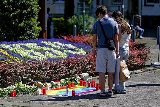 German Police Scour City For Knife Attacker Who Killed Three At Festival