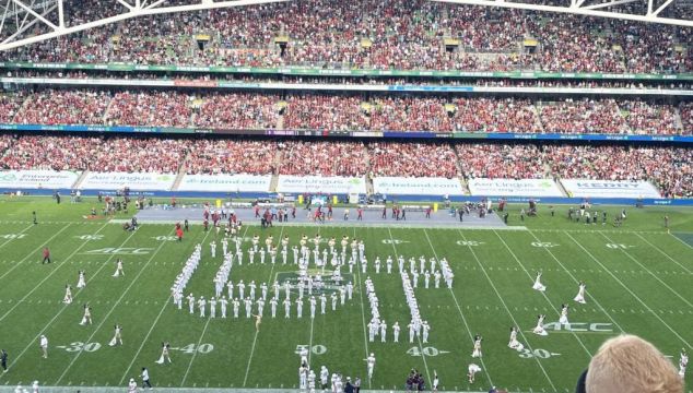 Dublin City Dazzled By College Football's Oversized Spectacle