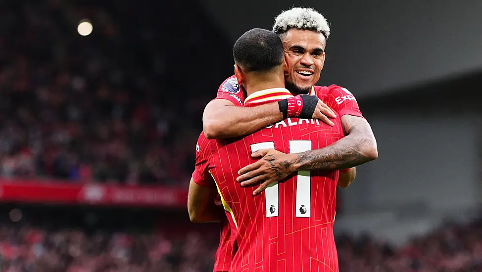 Luis Diaz And Mohamed Salah On Target As Arne Slot’s Liverpool Topple Brentford