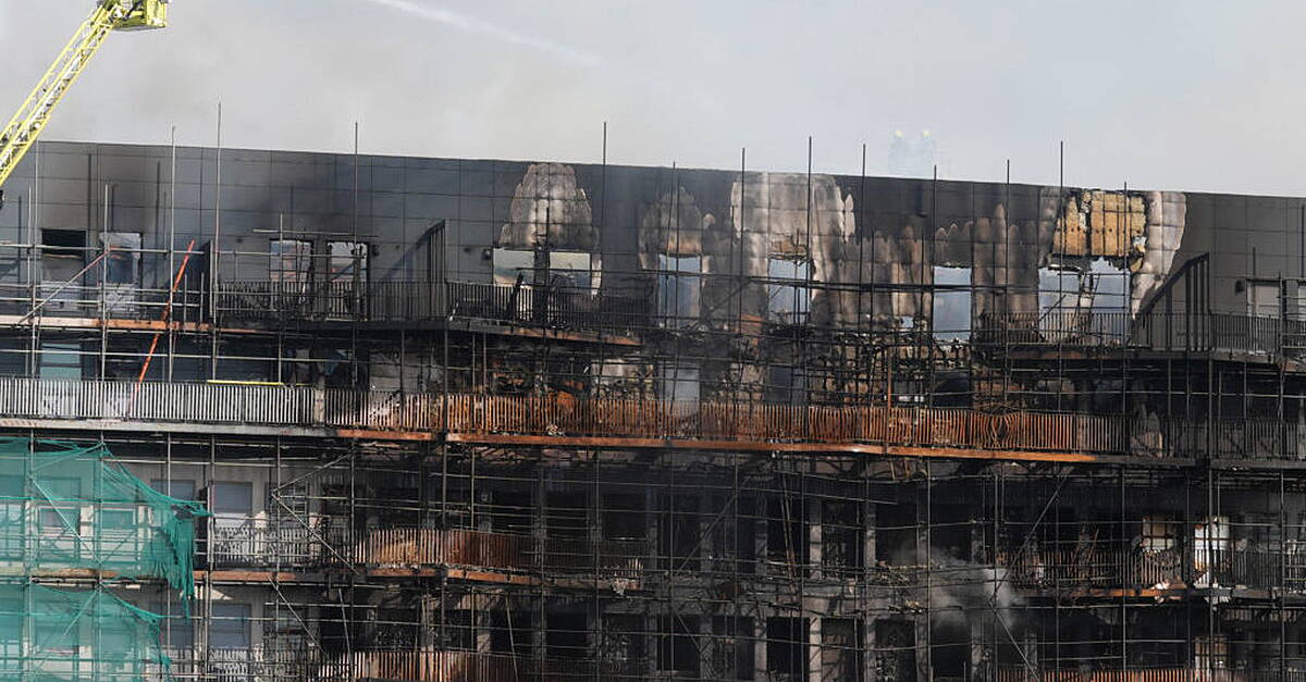 More than 100 evacuated and two taken to hospital in London as fire ...