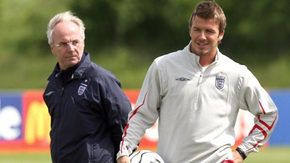 Ex-England Skipper David Beckham Remembers ‘True Gentleman’ Sven-Goran Eriksson