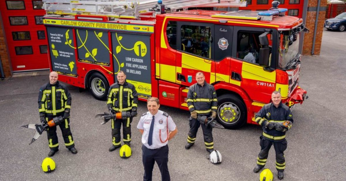 High-tech fire engine runs on treated vegetable oil | BreakingNews.ie