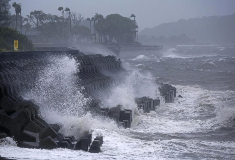 One Dead And Several Injured As Typhoon Shanshan Tears Through Japan