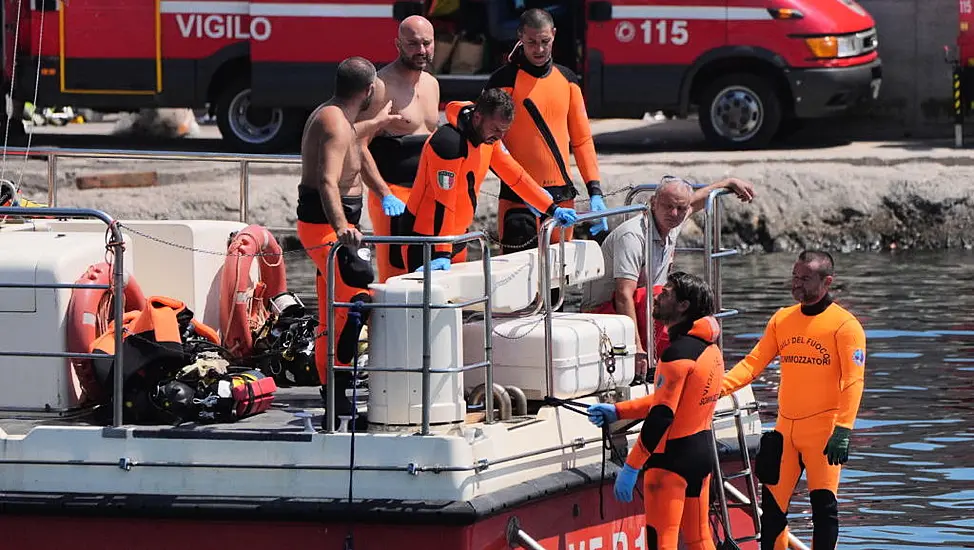 Italian Prosecutors Widen Probe Into Sinking Of Superyacht