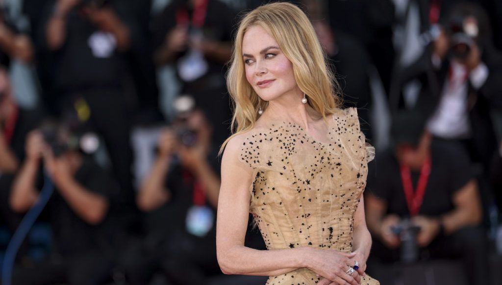 Nicole Kidman stuns at Babygirl premiere in nude corset and velvet skirt