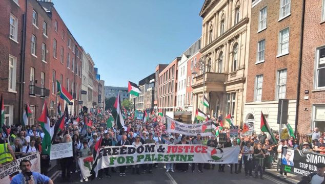 Pro-Palestine Rally Hears Calls For Immediate Irish Sanctions Against Israel