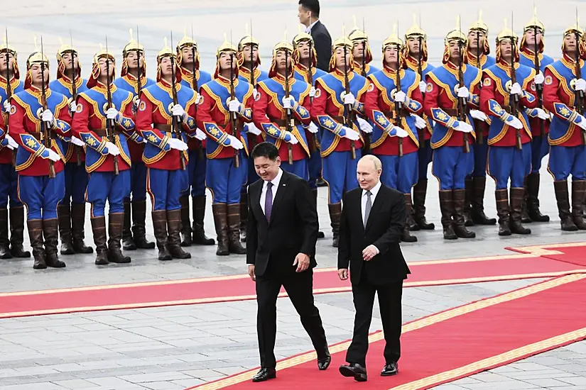 Vladimir Putin Visits Mongolia In Defiance Of International Arrest Warrant