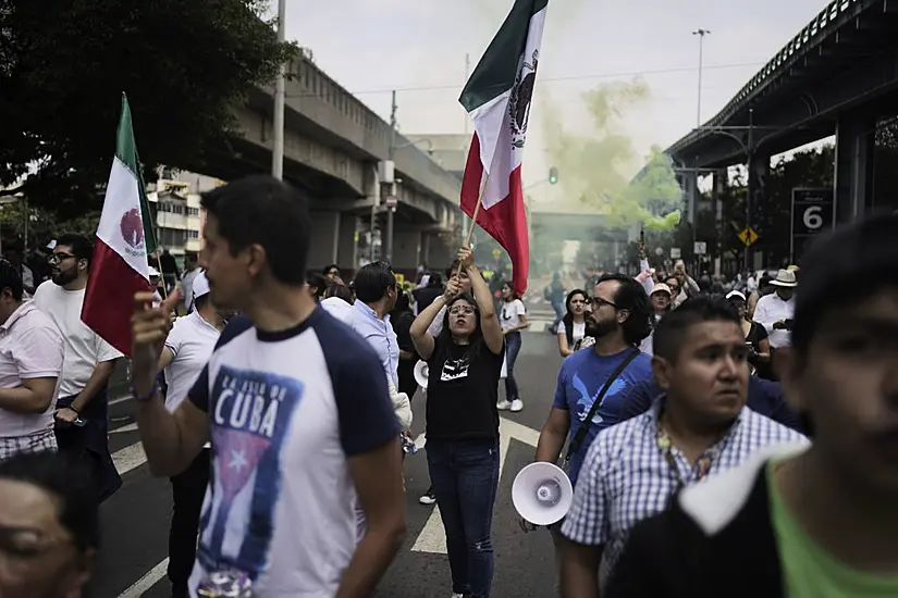 Mexican Protesters Block Congress Over Judicial Overhaul