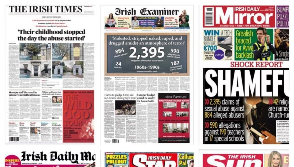 What The Papers Say: Wednesday's Front Pages