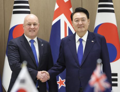 South Korea And New Zealand Leaders Condemn North Korean-Russian Ties