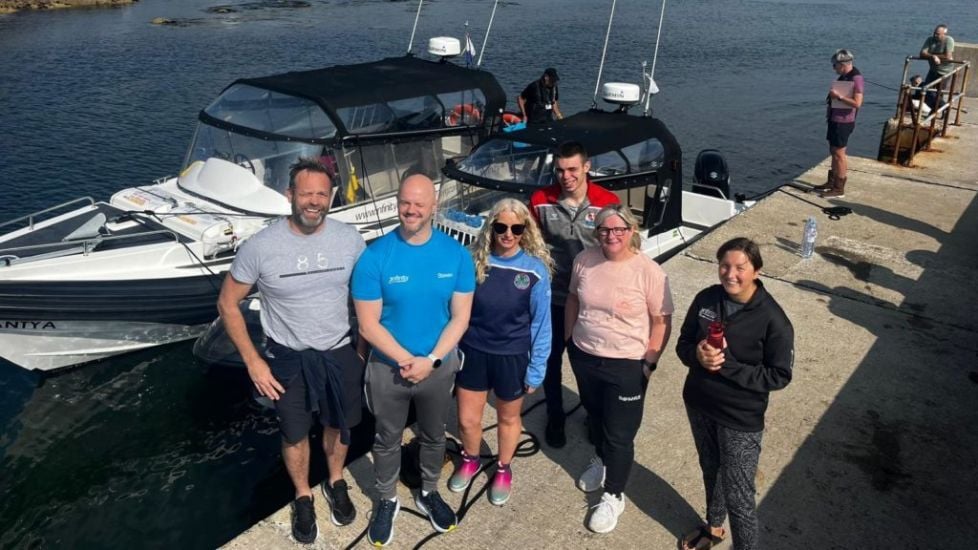 Swimmers Set New Record For Mull Of Kintyre To Co Antrim Challenge