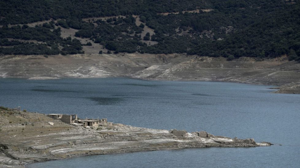 Ruins Of A Long-Sunken Greek Village Emerge As Drought Saps Vital Reservoir