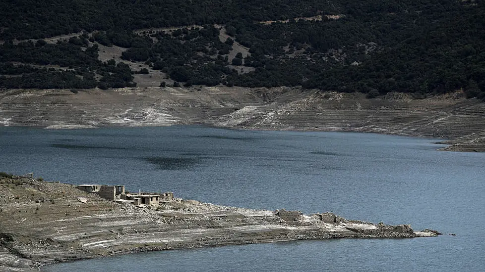 Ruins Of A Long-Sunken Greek Village Emerge As Drought Saps Vital Reservoir