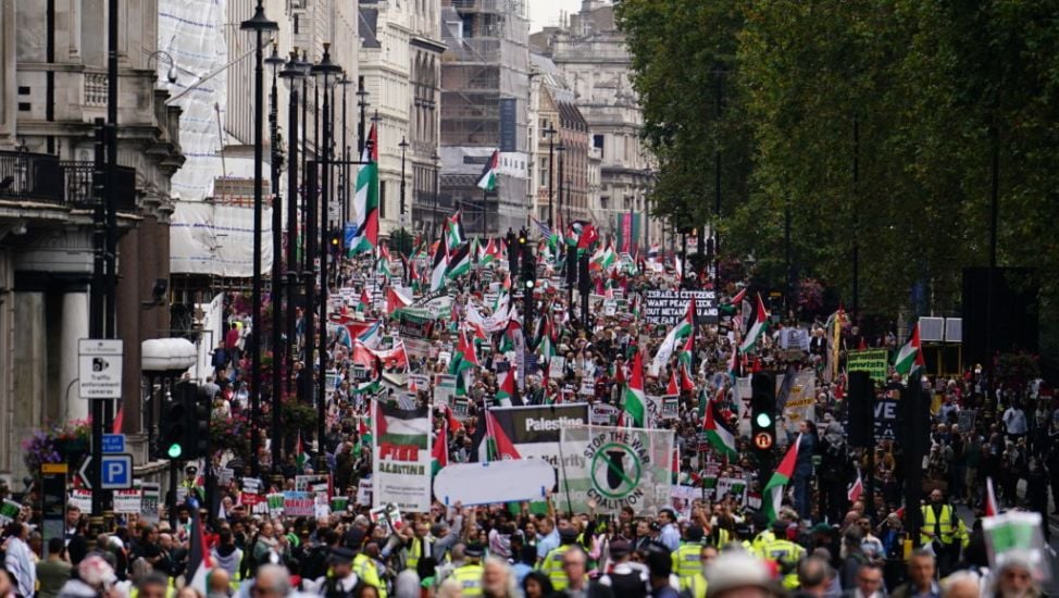 Six Arrests At Latest Pro-Palestinian Protest In London