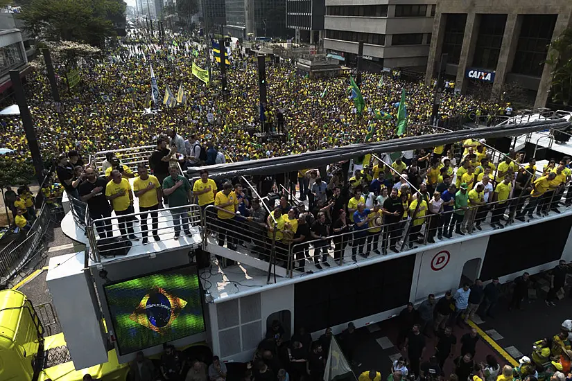 Bolsonaro Supporters In ‘Free Speech’ Rally Following Brazil’s X Ban