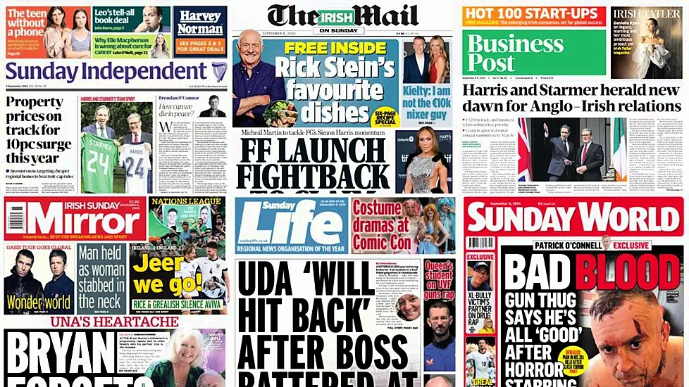 What The Papers Say: Sunday's Front Pages