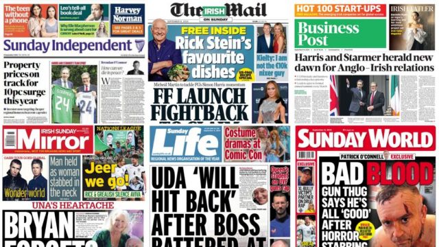 What The Papers Say: Sunday's Front Pages