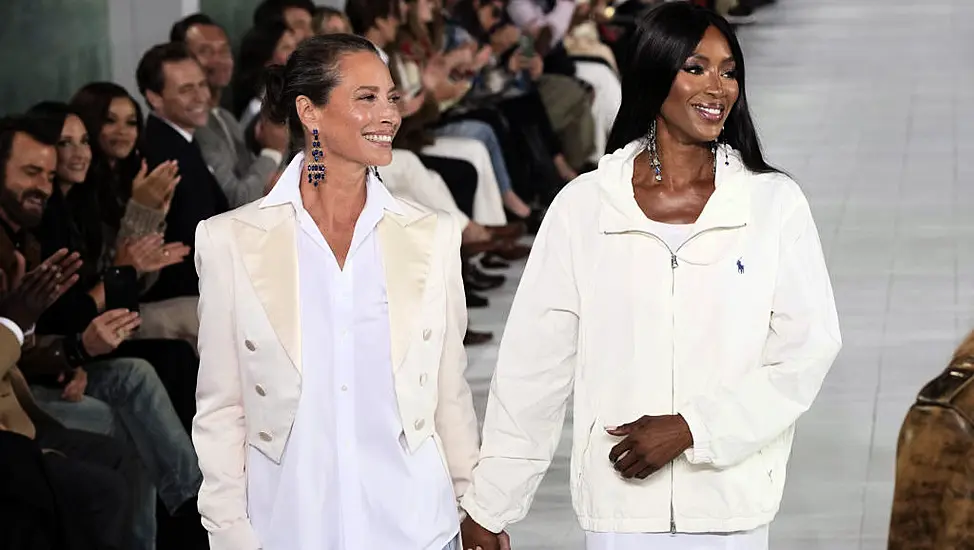 Ralph Lauren Reunites Original Supers Naomi Campbell And Christy Turlington For Star-Studded Show