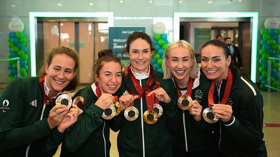 Joyous Scenes As Irish Athletes Welcomed Home From Paralympic Games