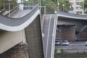 Probe After Bridge Collapses In Eastern Germany