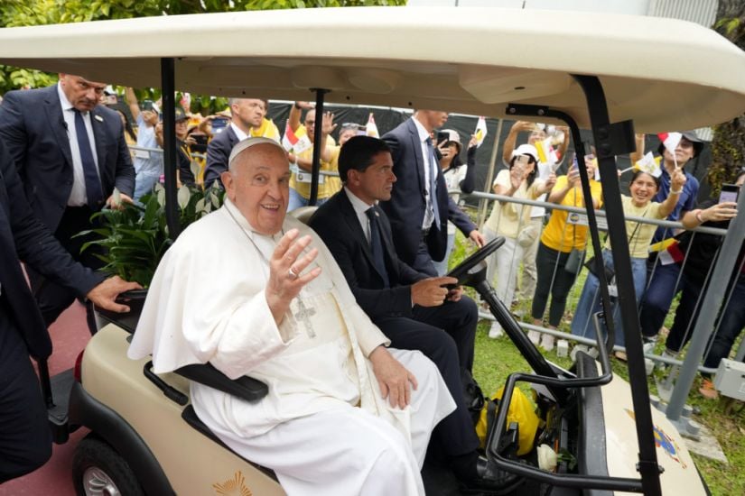 Pope Lands In Singapore Following Visit To East Timor