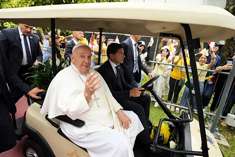 Pope Lands In Singapore Following Visit To East Timor