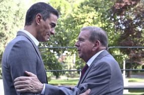 Spanish Prime Minister Meets With Exiled Venezuelan Opposition Leader Gonzalez