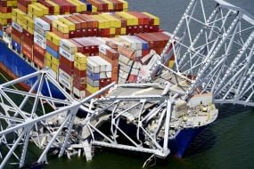 Loose Electrical Cable Found On Ship Which Collided With Baltimore Bridge