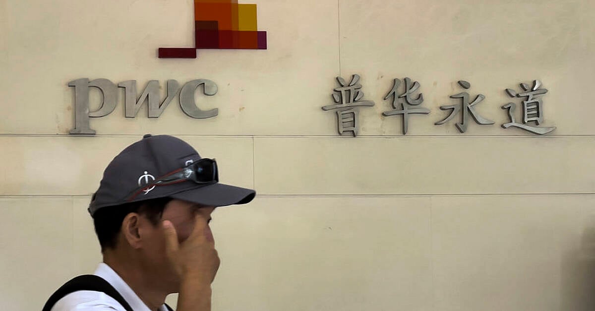 Chinese authorities have banned the British accounting firm PwC for