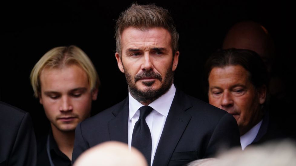 David Beckham Among Mourners At Sven-Goran Eriksson’s Funeral In Sweden