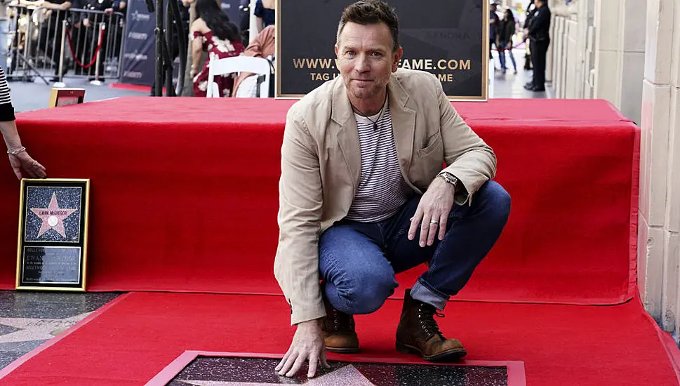 Actor Ewan Mcgregor ‘Very Touched’ As He Gets Hollywood Walk Of Fame Star