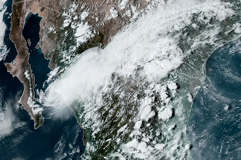 Storm Makes Landfall On Mexican Coast After Pounding Los Cabos