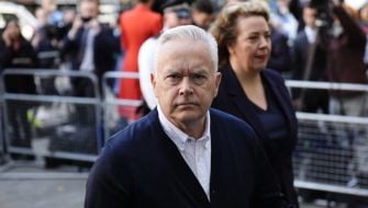 Huw Edwards Arrives At Court To Be Sentenced For Indecent Images Offences