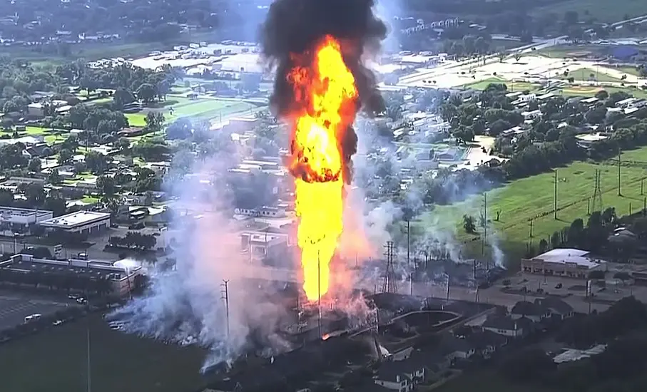 Households Evacuated As Pipeline Explodes In Houston Suburb