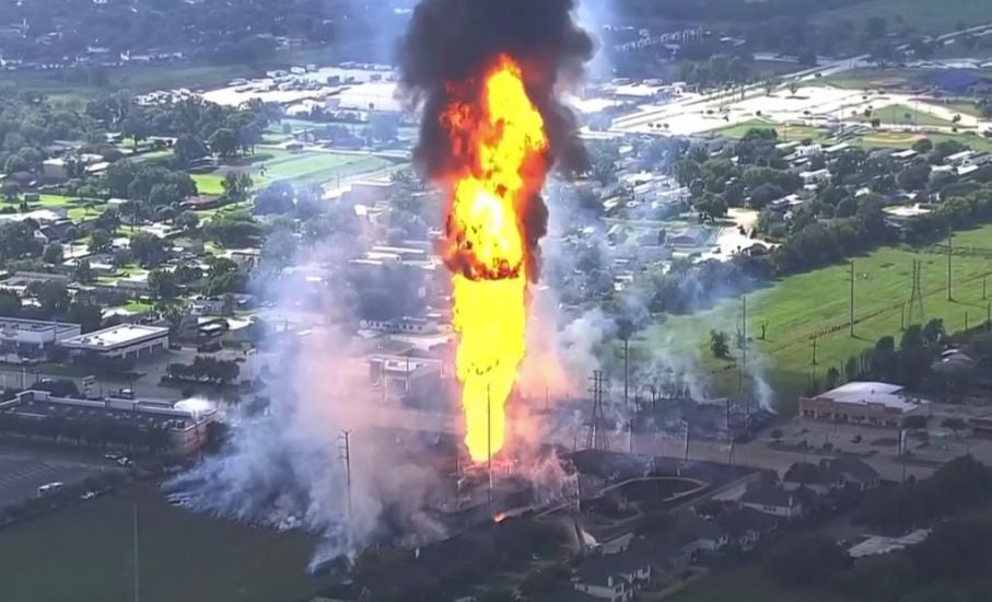 Households Evacuated As Pipeline Explodes In Houston Suburb