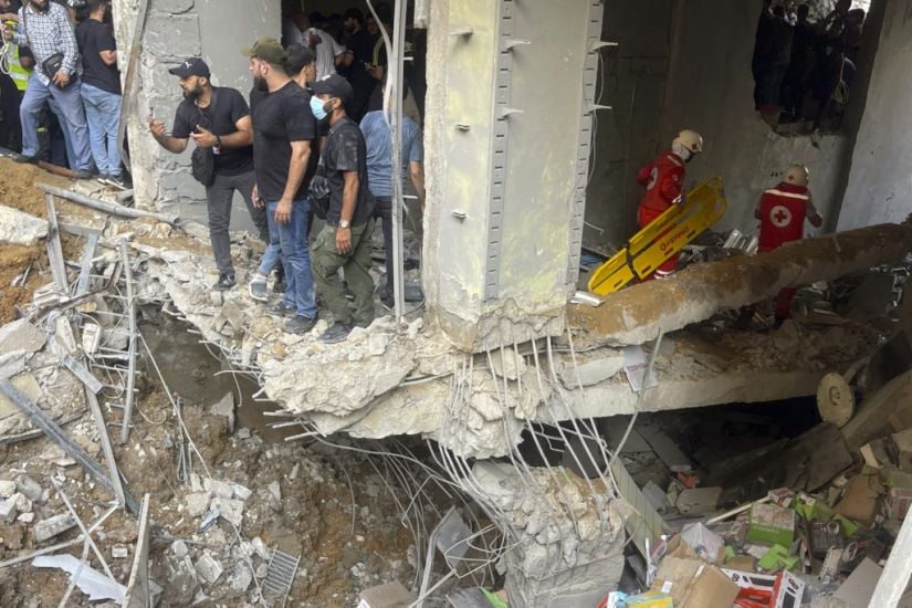 At Least Three Killed And 17 Wounded In Israeli Strike On Beirut