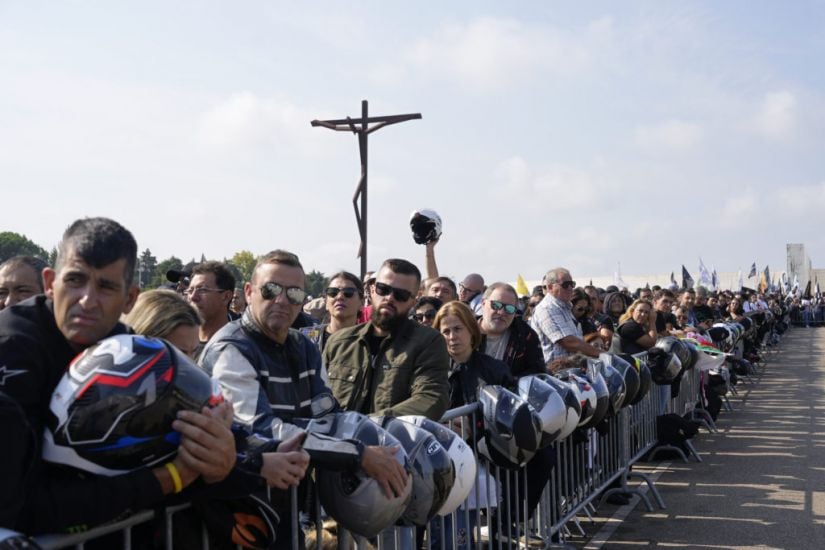 Thousands Of Motorcyclists Converge At Portuguese Shrine To Have Helmets Blessed