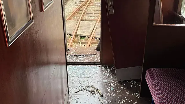 Train Carriages Damaged At Co Down Museum