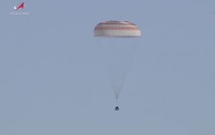 Capsule Carrying Record-Breaking Astronauts Returns To Earth